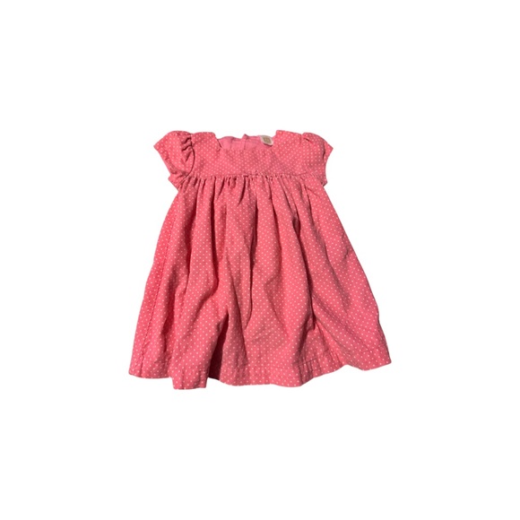 Carter's Dresses Carters Pink Corduroy Dress With White Dots 2 Mo